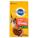 Ração Pedigree Dry Adulto Raças Pequenas sabor Carne, Frango e Cerais 2,700 Kg
