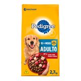 Ração Pedigree Dry Adulto sabor Carne Frango e Cerais 2,700 kg