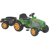 Carrinho Infantil Passeio De Pedal Trator Fazendeiro Verde Com Caçamba - Biemme