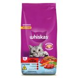 Ração Whiskas Sabor Carne para Gatos Castrados com 2,7 kg