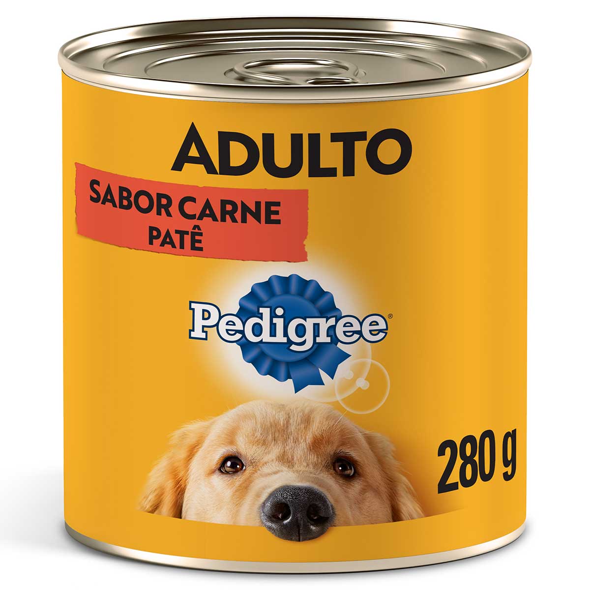 Ração Úmida Pedigree Lata Patê de Carne para Cães Adultos 280 g