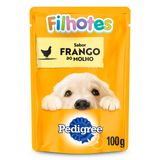 Ração Úmida Pedigree Sachê Frango ao Molho para Cães Filhotes 100 g