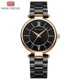 Relógio Feminino Mini Focus Mf0189l À Prova D&#39;água Preto