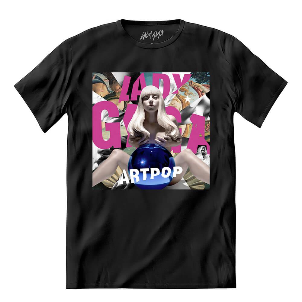 Camiseta Lady Gaga - Art Pop Cover T-shirt P | Preta Lady Camiseta Lady Gaga - Art Pop Cover T-shirt P | Preta Lady