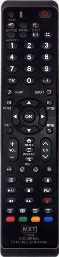 Menor preço em Controle TV Philips LCD, LED, HDTV, 3D Universal C01287