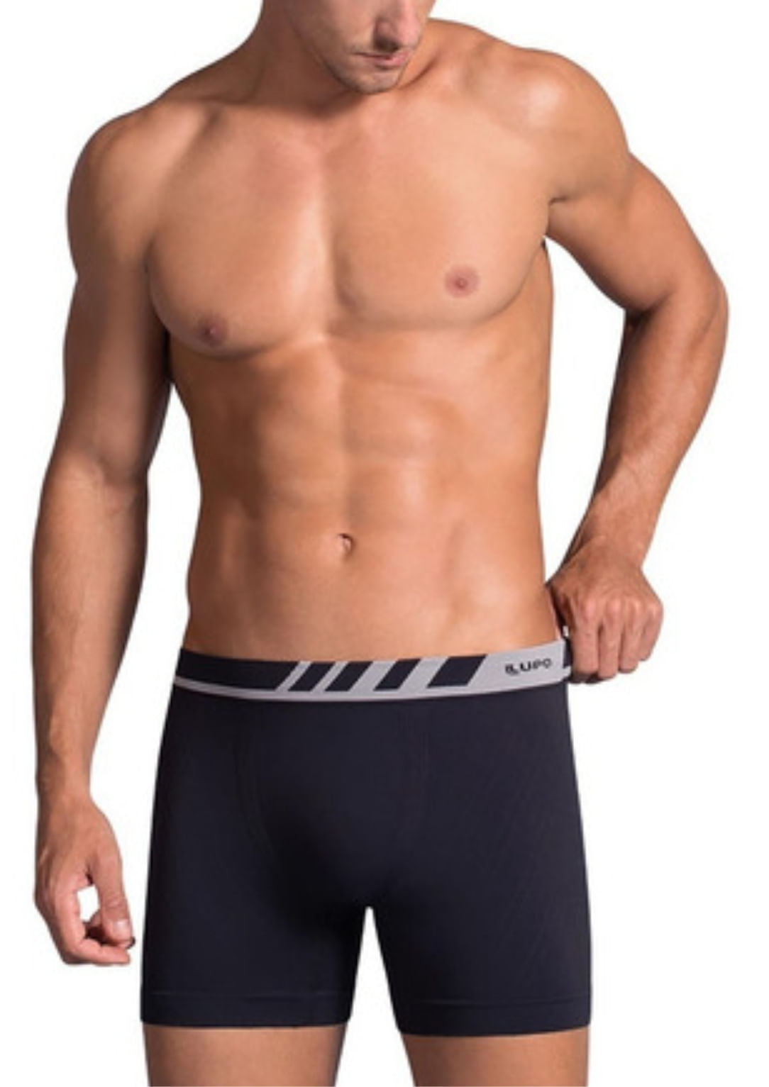 Cueca Boxer Microfibra Lupo - Preto - 00671 | Pau A Pique Cueca Boxer 00671 - Preto - Gg