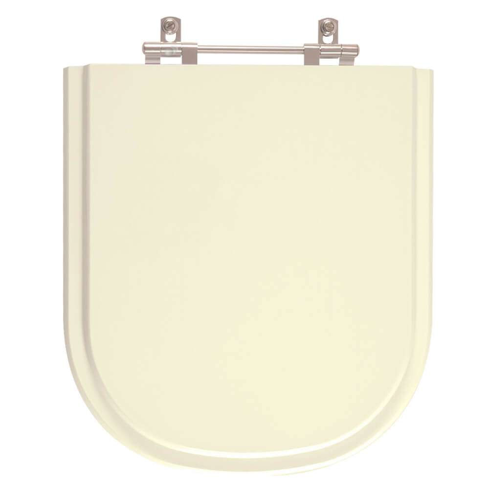 Tampa De Privada Poliéster Flox Marfim Para Louça Fiori 6lpf