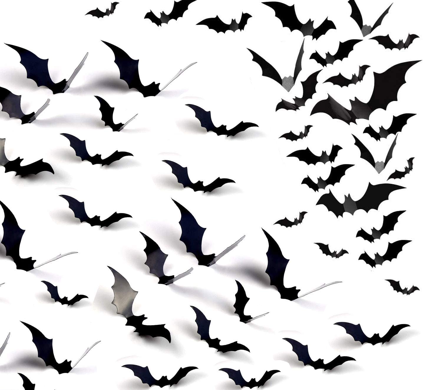 Halloween Bats Decoração 60 Pcs 2022 Decoração De Casa Atualizada