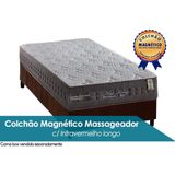 Colchao Solteiro Molas Masterpocket Ensacadas Magnetico C Vibro Massagem C Infravermelho Longo New King 88x188x30 Anjos