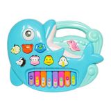 Teclado Musical Infantil Golfinho Dmt3848 - Dm Toys