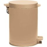 Lixeira Metálica Com Pedal Recipiente Plástico 10,5l - Viel