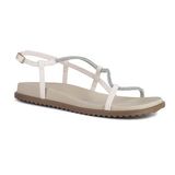 Sandália Papete Rasteira Strass Sua Cia 828614582 Feminina
