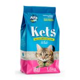 Areia Higiênica Kets White Para Gatos 1,8kg