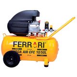 Compressor Ar Direto Mega Air 2,0 Hp Cfc 10/50l 127v Ferrari-110v