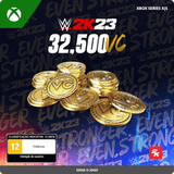 Gift Card Digital Xbox WWE 2K23: 32500 Virtual Currency Pack for Xbox Series X/S