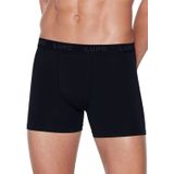 Cueca Boxer Algodão Lupo - Preto - 00615 | Pau A Pique Cueca Boxer 00615 - Preto - Gg