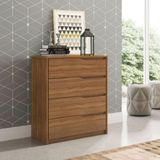 Comoda Atria 4 Gavetas Amendola - Demartez