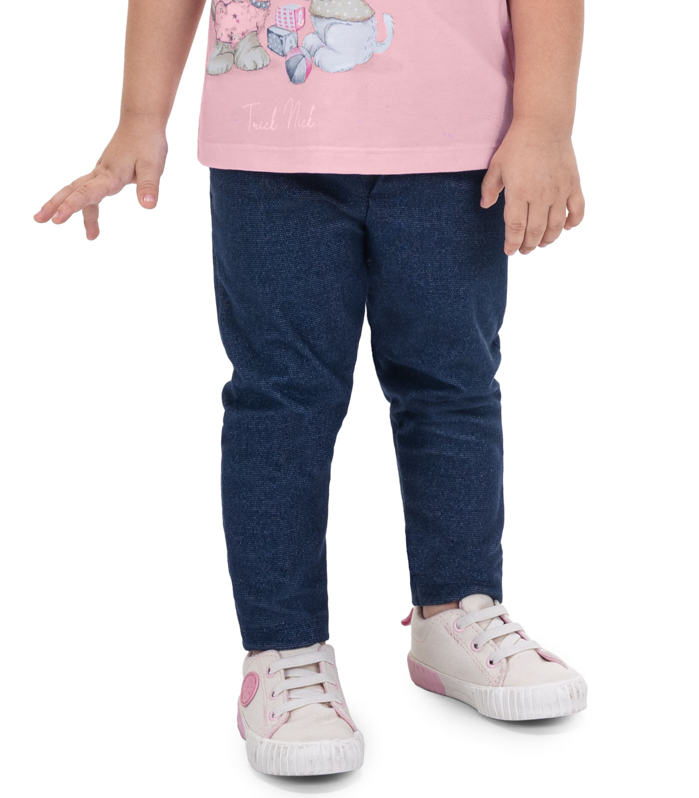 Legging Infantil Sofisticada Trick Nick Azul 4