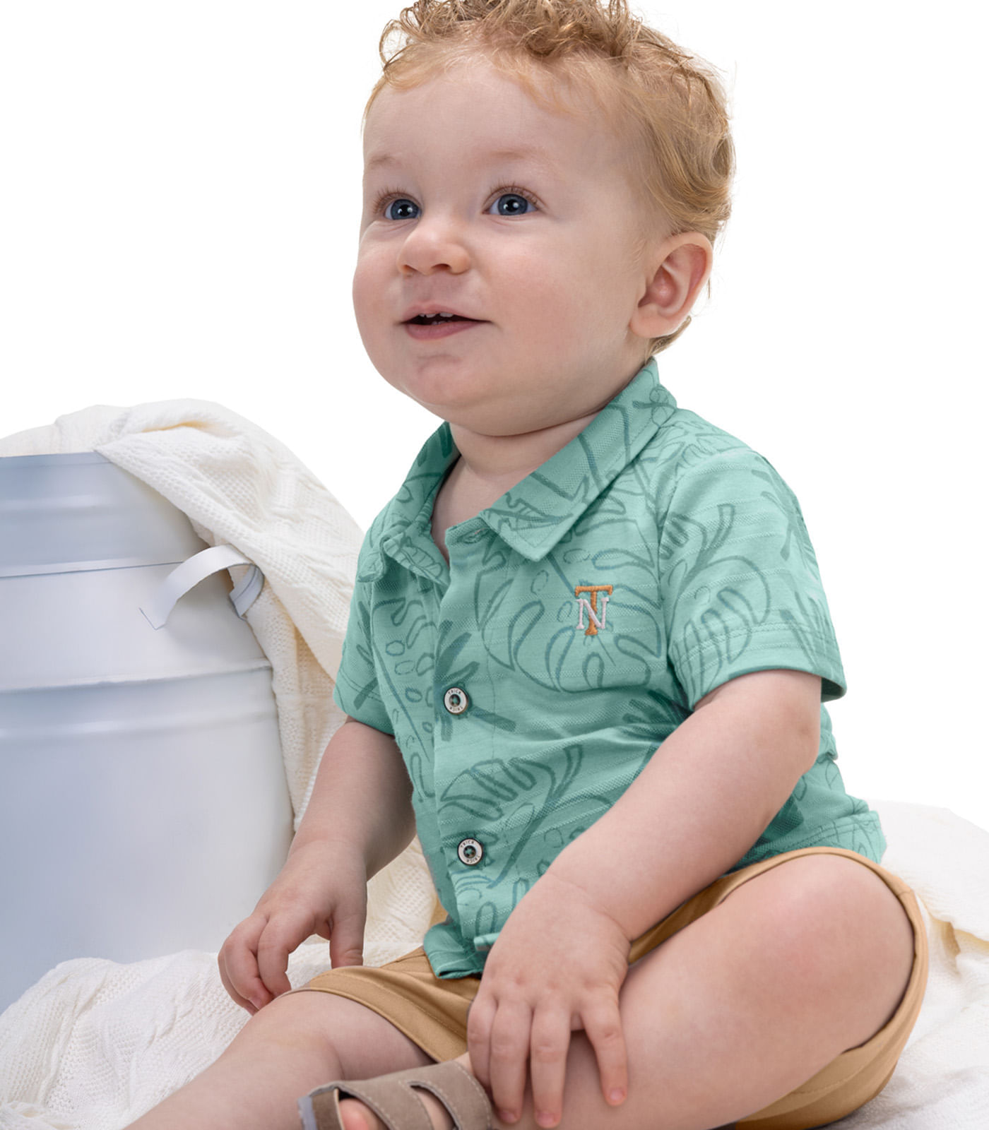 Conjunto Camisa Com Bermuda Trick Nick Verde G