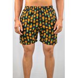 Shorts Praia Masculino Abacaxi - Preto