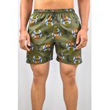 Short Praia Masculino Pineapple Skull - Verde Musgo