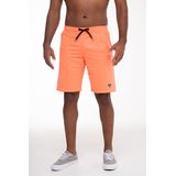 Bermuda Masculina Moletom Laranja Neon