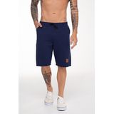 Bermuda Masculina Moletom Azul Marinho