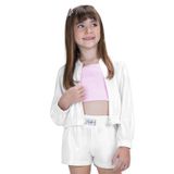 Jaqueta Bomber Infantil Trick Nick Branco 4