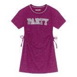 Vestido Infantil Com Glitter Trick Nick Roxo 6