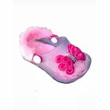 Babuche Infantil Feminina Pantufa Laço Strass Juju