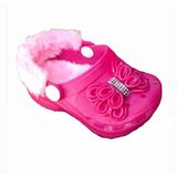 Babuche Infantil Feminina Pantufa Laço Strass Juju