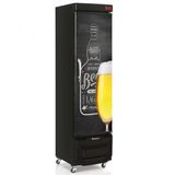 Refrigerador Vertical Cervejeira 220v Frost Free Gelopar Preto