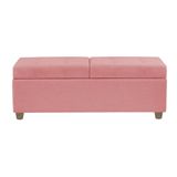 Recamier Bau Paris 1,20m Suede Rose - Clique Decor