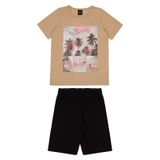 Conjunto Masculino Infantil Marrom 4