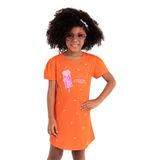 Vestido Infantil Ice Cream Rovi Kids Laranja 4