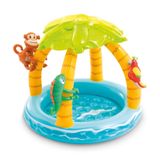 Piscina Inflável Ilha Tropical Com Cobertura 45l - Intex