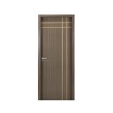 Kit Porta de Madeira Decorada 215x94cm com Batente de MDF Ultra 16cm Mantiqueira MGM Carvalho Quebec