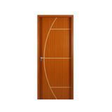 Kit Porta de Madeira Decorada 215x64cm com Batente de MDF Ultra 12cm Gaúcha MGM Mogno