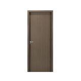 Kit Porta de Madeira Lisa 215x94cm com Batente de MDF Ultra 16cm Melamínico MGM Carvalho Quebec