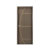 Kit Porta de Madeira Decorada 215x64cm com Batente de MDF Ultra 16cm Gaúcha MGM Carvalho Quebec