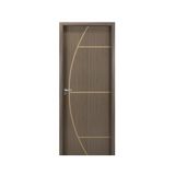 Kit Porta de Madeira Decorada 215x74cm com Batente de MDF Ultra 16cm Gaúcha MGM Carvalho Quebec