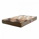 Colchão Casal Espuma D33 Turquesa 138cm X 188cm X 12cm Marrom Estampado Prorelax