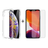 Película De Vidro 3d + Capa Antiimpacto Iphone X Xs