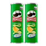 Kit 2 Batata Pringles Creme E Cebola 109g