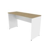 Mesa Reta para Mesa de Escritório Corp 25mm 150 Cm Bramov Móveis Branco/carvalho Mel