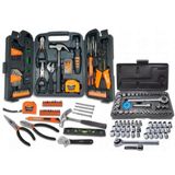 Kit Ferramentas 129 Peças C/ Maleta P/ Reparos Automotivos