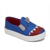 Tênis Infantil Slip On Tubarão Azul 20