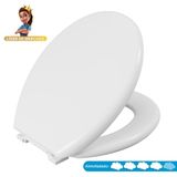 Assento Sanitário Oval Almofadado Astra Branco 1