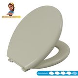 Assento Sanitário Oval Almofadado Astra Bege 5