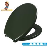 Assento Sanitário Oval Almofadado Astra Verde 5